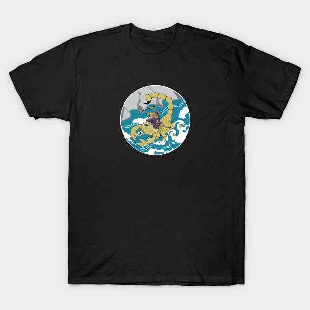 The Frog and the Scorpion! T-Shirt by LordNeckbeard